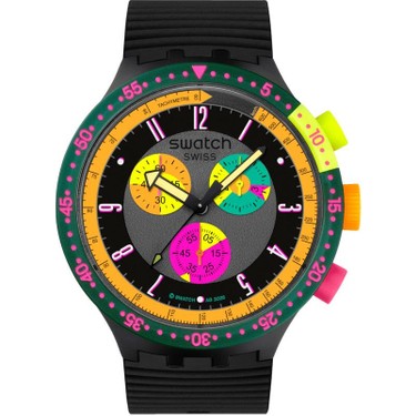SB02B104 Swatch Neon Sepya Erkek Kol Saati Fiyatı