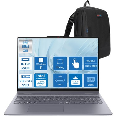 Lenovo Ideapad 5 2-In-1 16AIL10 Intel Core Ultra 5 225U Aı Fiyatı