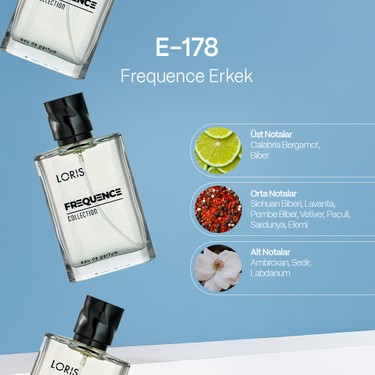 Loris E-178 Frequence Parfume Edp 50 ml Aromatik - Fougere Fiyatı
