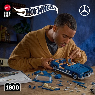 マテル ブリックショップ ホットウィール プレミアムシリーズ 300SL Mattel Brick Shop™ Hot Wheels® Premium Serisi - Fiyatı