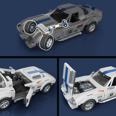 Mattel Brick Shop™ Hot Wheels® Elite Serisi - Corvette Grand Fiyatı