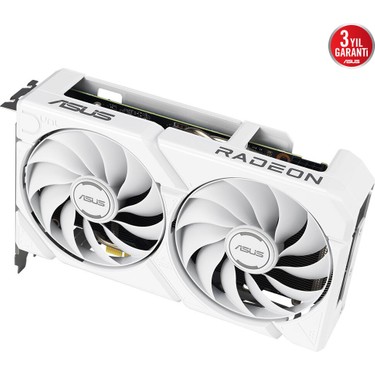 Asus DUAL-RX9060XT-16G-WHITE-AMD-RADEON-RX 9060 XT-16G-16GB Fiyatı