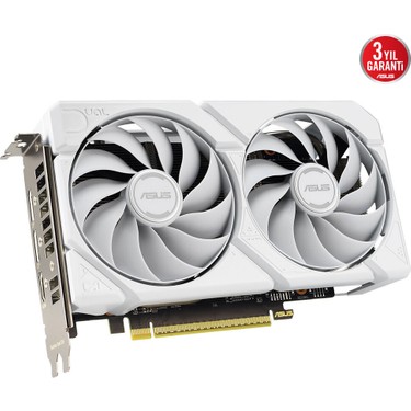 Asus DUAL-RX9060XT-16G-WHITE-AMD-RADEON-RX 9060 XT-16G-16GB Fiyatı