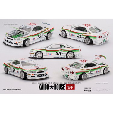 Mini Gt x Kaido //167 1/64 Nissan Skyline Gt-R (R34) Tamıya Fiyatı