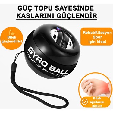 Powerball Güç Topu – Bilek, El ve Ön Kol Güçlendirici Spor Fiyatı