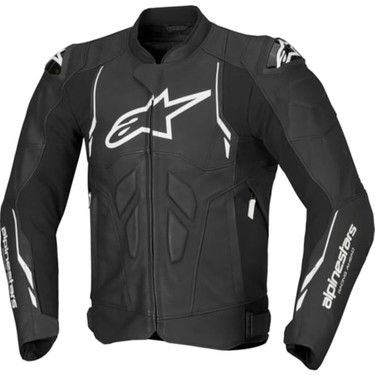 Alpinestars Dusk Korumalı Deri Motosiklet Montu Siyah Beyaz Fiyatı