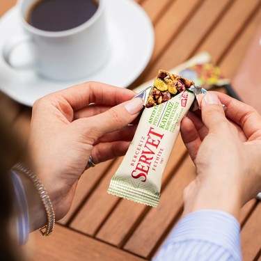 Servet Şeker İlavesiz Antep Fıstığı Kuruyemiş Bar 120g (6 x Fiyatı