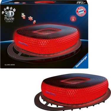 Ravensburger 3D Puzzle Iconics Allianz Arena – Işıklı Fc Fiyatı