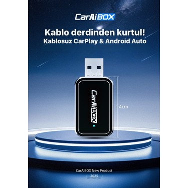 Metontech Mini Kablosuz CarPlay & Android Auto Dönüştürücü | Fiyatı