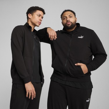 Puma Essentials No 1 Logo Track Erkek Siyah Dik Yaka Ceket Fiyatı