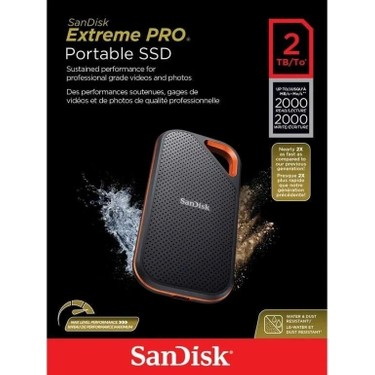 Sandisk 2TB Extreme PRO SDSSDE81-2T00-G25 2.5 2000Mb-Sn Usb Fiyatı