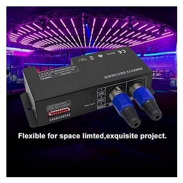DMX-512 Dekoder Dijital Ekran Dimmer Sürücü Rgbw 4 Kanal LED Fiyatı