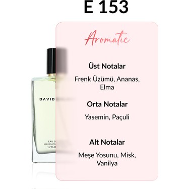 David Walker E153 Crash 50 ml Erkek Parfüm | Aromatic Fiyatı