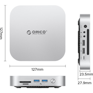 M49P Minilink 9in1 Mac Mini M4 Workstation M.2 Nvme, 10GBPS Fiyatı
