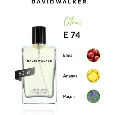 David Walker E74 Parcorus 50 ml Erkek Parfüm | Citrus Fiyatı