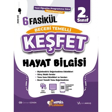Meraklı Zihinler 2.sınıf Beceri Temelli Hayat Bilgisi 6 Kitabı
