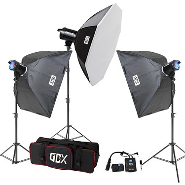 Gdx BM400 Iı W/s 3'lü Stüdyo Paraflaş Softbox Seti Fiyatı, 4.0