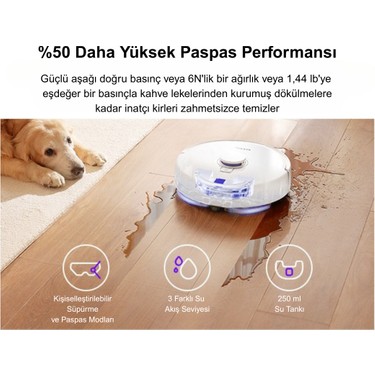Narwal Freo X Plus Akıllı Robot Süpürge Beyaz,7.800PA Emiş Fiyatı