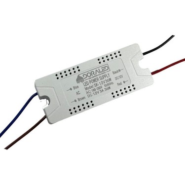 LEDドライバー AC 100-240V DC 12V 12V 3AMPER 36W Driver Tipi Plastik Adaptör Fiyatı