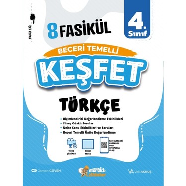 Meraklı Zihinler 4.sınıf Beceri Temelli Türkçe 8 Kitabı