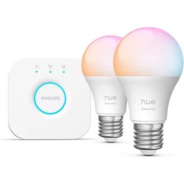 Philips Hue Essential 2'li E27 Ampul Başlangıç Seti 806 Fiyatı