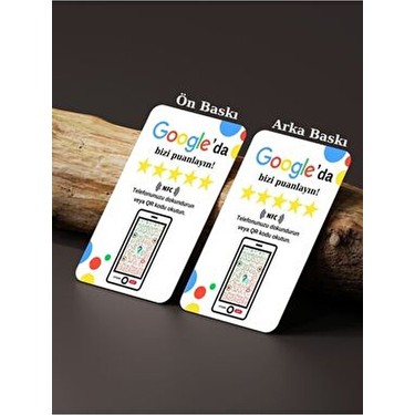Uygun Kart Google İşletme Yorum Kartı NFC ve QR Kod Fiyatı