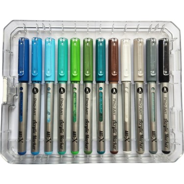 Art-X Pro Art Fırça Uçlu Akrilik Marker 24LÜ Set Fiyatı