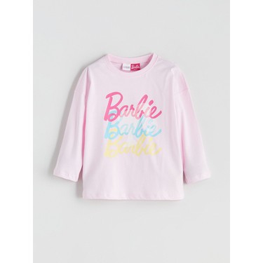 Lc Waikiki Yeni Sezon Bisiklet Yaka Barbie Baskılı Kız Çocuk Fiyatı