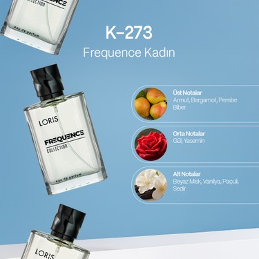 Loris K-273 Frequence Parfume Edp 50 ml Cyhpre-Citrus Kadın Fiyatı