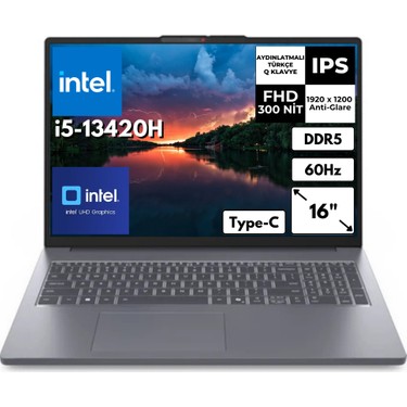 Lenovo Ideapad Slim 3 16IRH10 I5-13420H 40 GB 1 Tbssd UHD Fiyatı