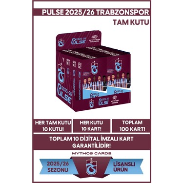 Trabzonspor - Pulse Futbolcu Kartları 2025/26 - Tam Kutu Fiyatı