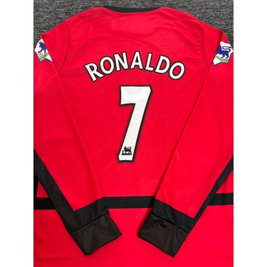 Ronaldo 7 Manchester United 2003-04 Sezon Uzun Kol Kırmzı Fiyatı
