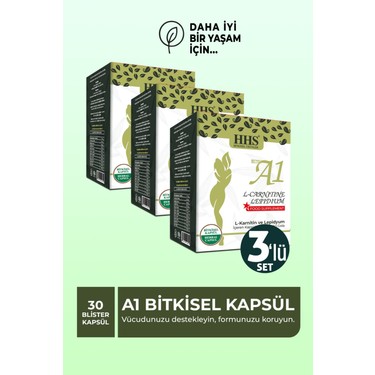 New A1 L Carnitine Lepidium Bitkisel Kapsl Blister  3 Adet Fiyat