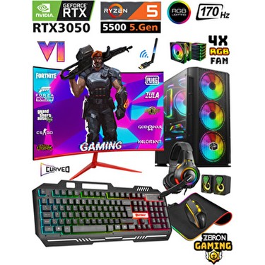 シザーズプライム　Riser70 Prime X70 Ryzen 5 5500 32GB 1tb M.2 SSD RTX3050 24 170Hz Fiyatı