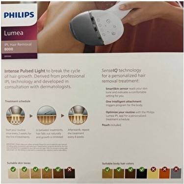 Lumea 8000 Series Ipl Epilasyon Cihazı, Çanta Hediyeli, 1 Fiyatı