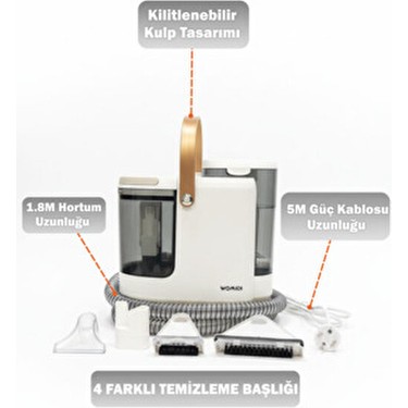 Womidi Halı ve Koltuk Yıkama Makinesi 600W Güç 18.000 Pa Fiyatı