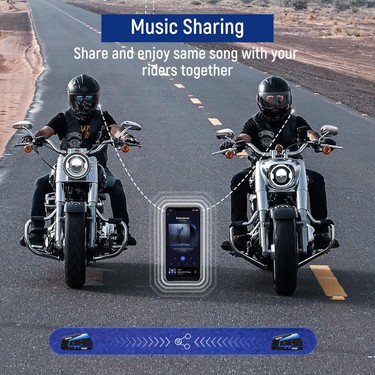 Lexın B4FM Bluetooth Motosiklet Intercom | 2000 M Menzil – Fiyatı