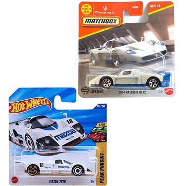 2 Araç Set - Hot Wheels Mazda 787B & Matchbox 2004 Maserati Fiyatı