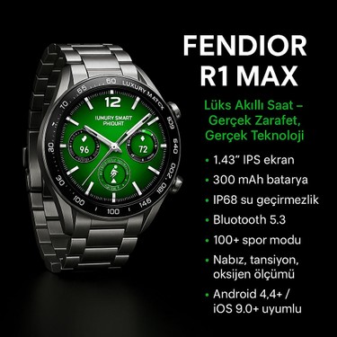 Fendior Akıllı Saat Silver Fiyatı - Taksit Seçenekleri