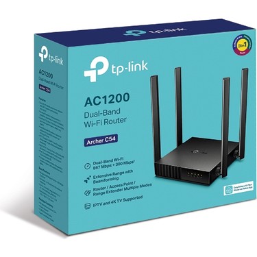 tplink ac1200 ５個セット Tp-Link Archer C54 AC1200 Kablosuz Wifi 5 Dual Band Router Fiyatı