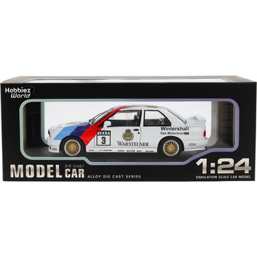 Hobbiez World 1:24 Bmw M3 E30 Dtm Warsteiner Die-Cast Metal Fiyatı