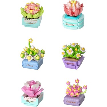 Koco Saksı Çiçekleri Sukulent Serisi 3D Puzzle Koleksiyon Fiyatı