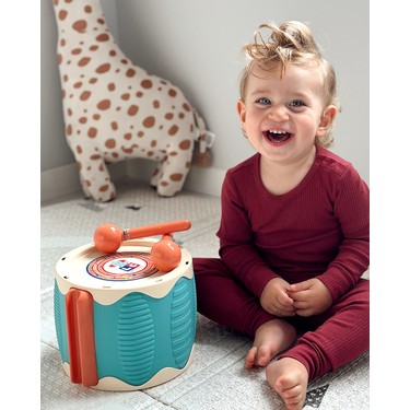 Let's Be Child Turkuaz Eğlenceli Davul 0-8 Yaş İçin Ritim Fiyatı