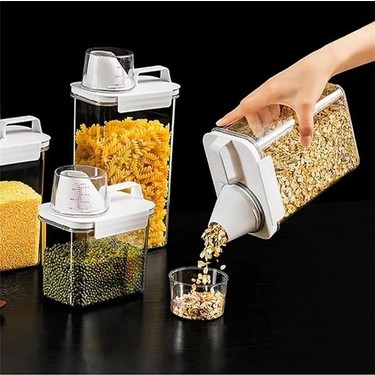 Mika Sızdırmaz Ölçekli Deterjan ve Kuru Bakliyat Saklama Fiyatı