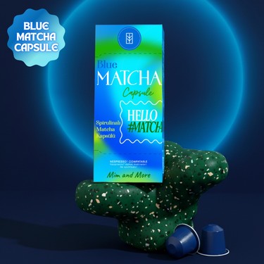Blue Matcha Kapsül – Nespresso Uyumlu, Mavi Spirulina Fiyatı