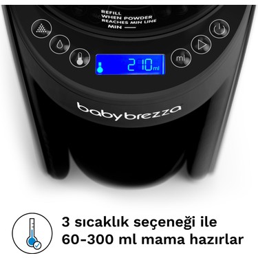 Baby Brezza Formula Pro Advanced Siyah Otomatik Bebek Mama Fiyatı