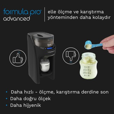 Baby Brezza Formula Pro Advanced Siyah Otomatik Bebek Mama Fiyatı