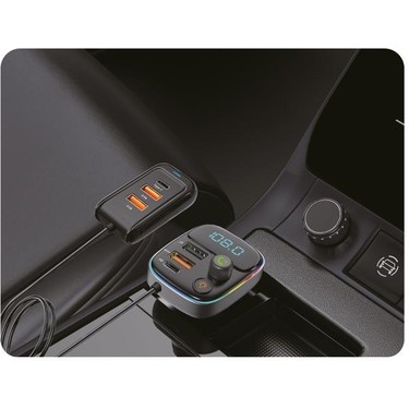 Sunix Pd 30W Şarj ve Rgb LED Işıklı Araç Modülatörü Mdl-17 Fiyatı