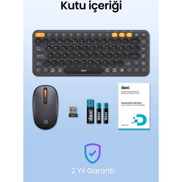 Daxi MK350 Creator Pro Sessiz 3 Kanallı Bluetooth + 2.4g Fiyatı