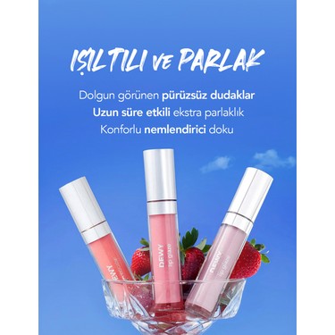 Dewy Lip Glaze Nemlendirici Etkili Yarı Transparan Dudak Fiyatı